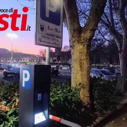 Il Comune di Asti sospende il pagamento dei parcheggi nelle &quot;zone di corona&quot; dal 9 al 24 dicembre