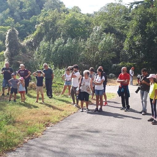 Un immagine della riuscita messa in scena itinerante