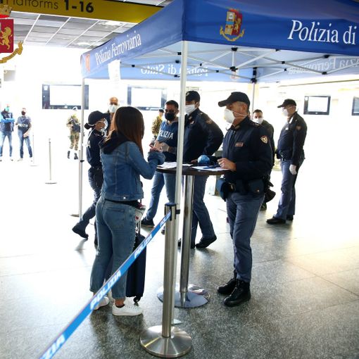 Postazione Polizia Ferroviaria in stazione