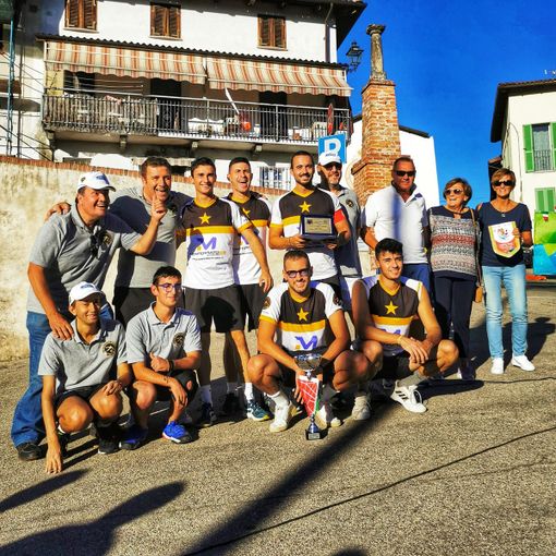 Premiazione del Grazzano vincitore Coppa Italia