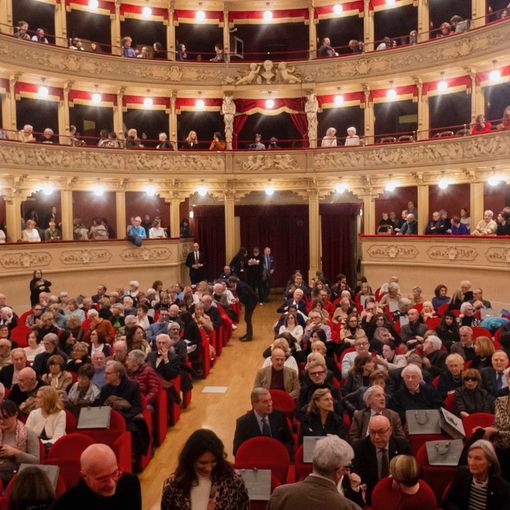 Un'immagine dell'Alfieri prima della cerimonia dell'Asti d'Appello 2023 (ph. Franco Rabino)