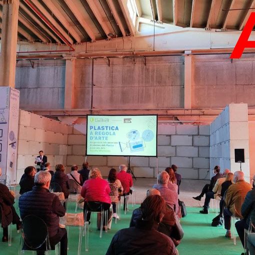 Un momento della presentazione dell'impianto, con intervento del presidente Luigi Visconti.