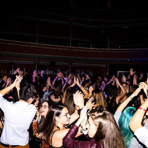 Un momento della serata di novembre al Palco 19
