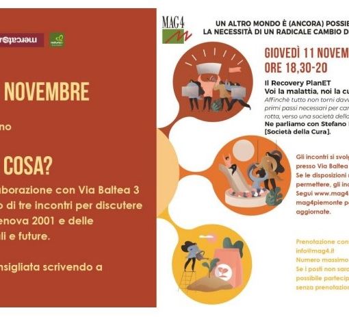 La locandina dell'iniziativa