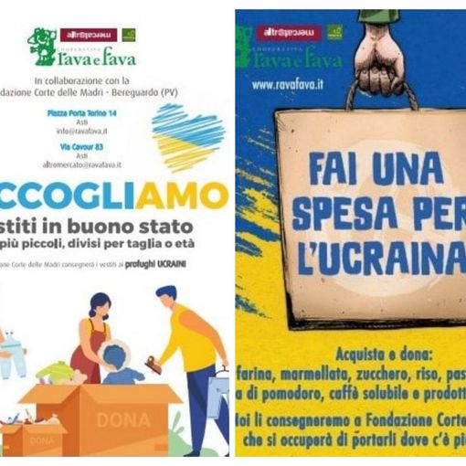 Le locandine delle due iniziative