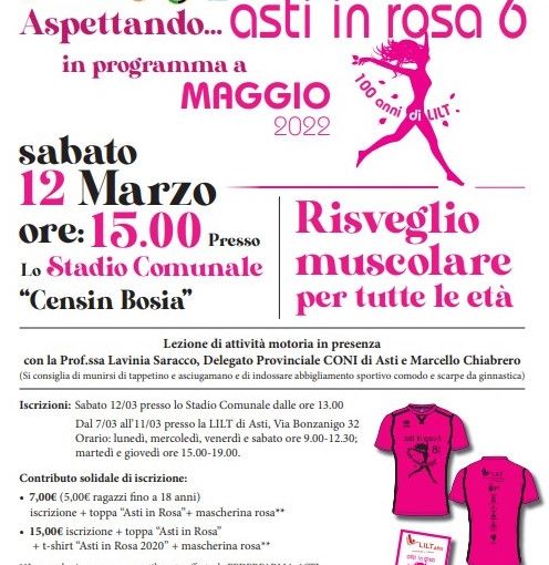 La locandina dell'appuntamento in programma sabato allo stadio comunale di Asti
