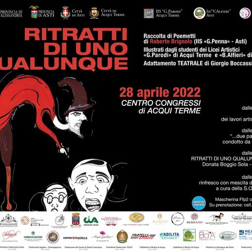 Opere di allievi del liceo artistico Alfieri di Asti al Centro Congressi di Acqui Terme