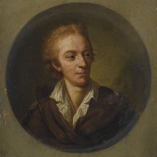 Ritratto di Vittorio Alfieri. Opera di Luigi Guttenbrunn del 1764