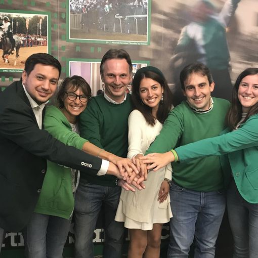 Il nuovo direttivo con il rettore