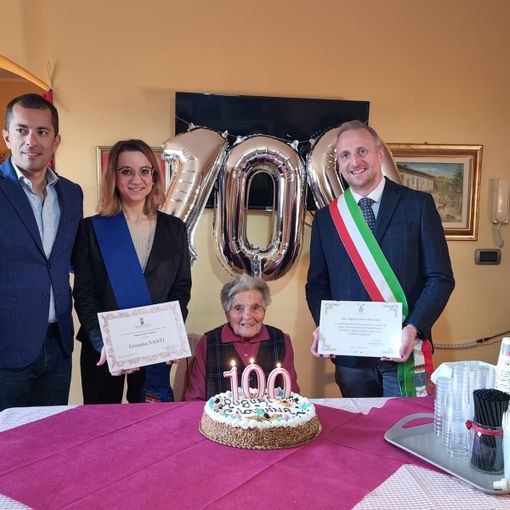 Giovanna Santi, neo centenaria canellese