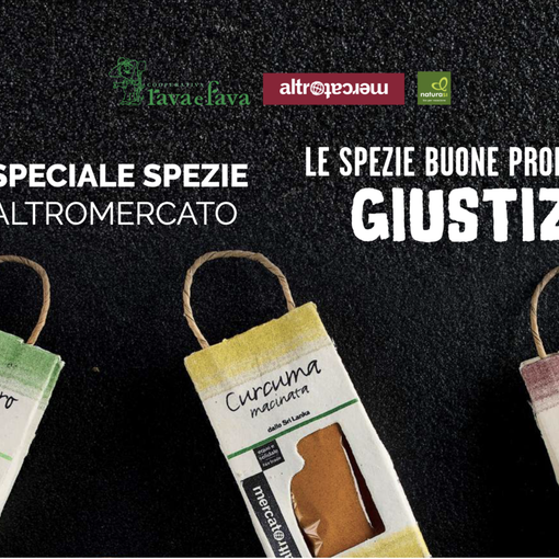 Dal 1 al 24 luglio in casa Rava e Fava spazio alle spezie equosolidali Altromercato (VIDEO)