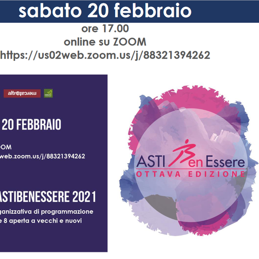 Continua la preparazione verso AstiBenessere che si terrà online e in presenza nella settimana dal 7 all'11 giugno