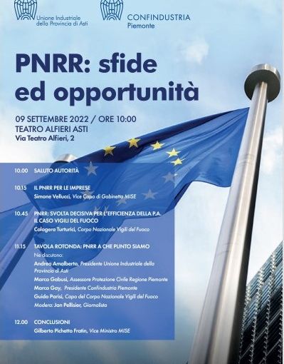 All’Alfieri un importante convegno sul PNRR
