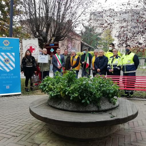 A Isola d’ Asti inaugurata oggi un’area giochi dedicata a Melvin Jones, fondatore del Lions Club International