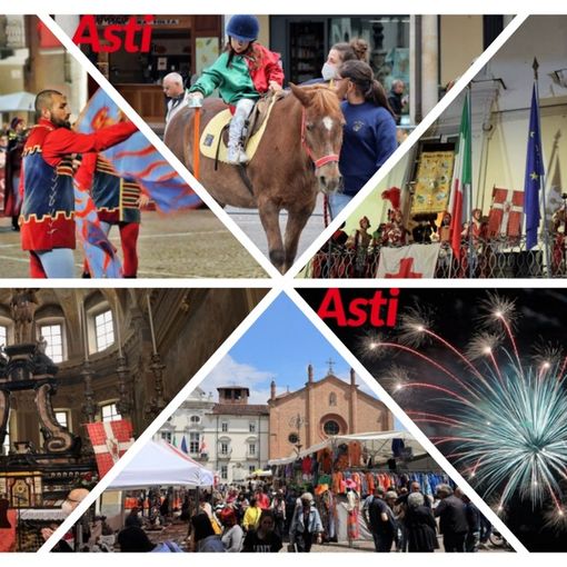Domani iniziano i riti del maggio astigiano: Luna Park, Lundes d'ji Feu, Palio e Fiera Carolingia