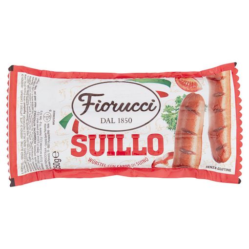 Una confezione di wurstel Suillo