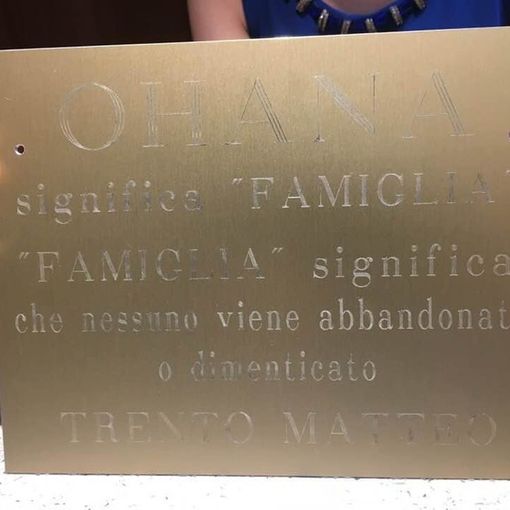 Targa in memoria di Matteo Trento all'Istituto Alberghiero di Trino Vercellese