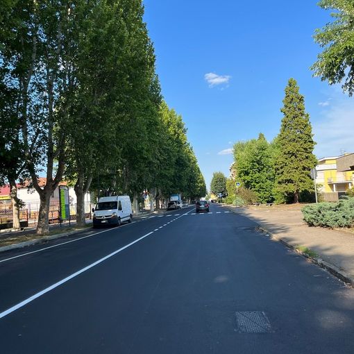 Viale Pilone in un'immagine d'archivio