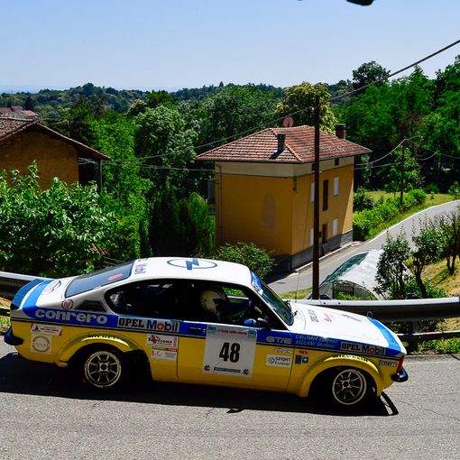 Stefano Villani - Lorenzo Lalomia - Opel kadett Gt/e al Rally Lana Storico  (Foto Magnano)