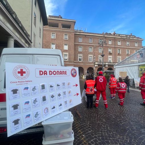 Iniziativa di solidarietà della Croce Rossa di Asti in favore degli &quot;invisibili&quot;