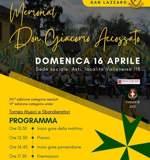 Domenica torna il Memorial Don Giacomo Accossato con il Borgo San Lazzaro