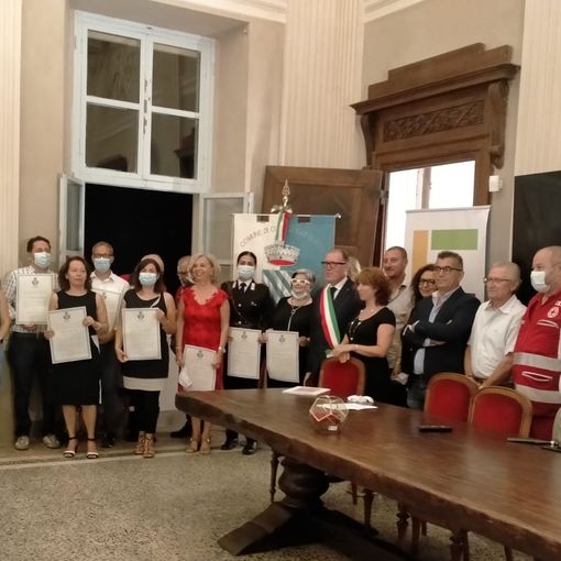 Costigliole d'Asti ha detto grazie a chi è stato in prima linea durante il Covid (FOTO)