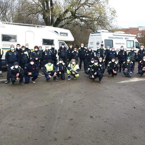 Anche il Coordinamento di volontariato di Protezione Civile di Asti in aiuto a Nonantola (FOTOGALLERY)