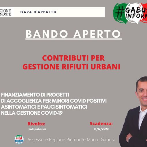Screenshot dalla pagina Facebook dell'assessore Marco Gabusi