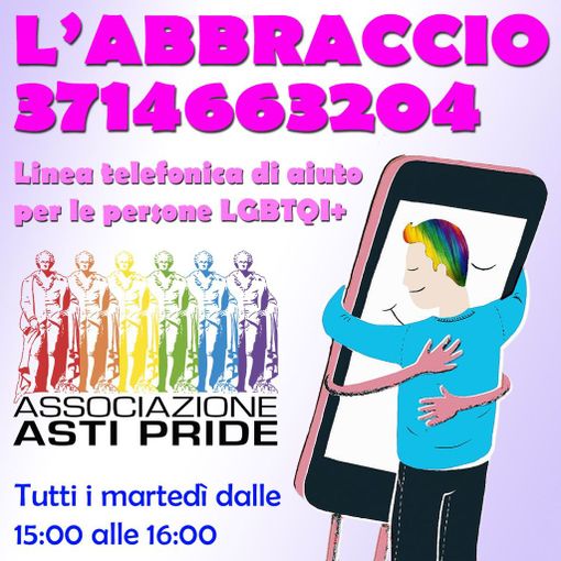Continua l'attività della linea telefonica &quot;L'Abbraccio&quot;, per supportare le persone LGBTQI+