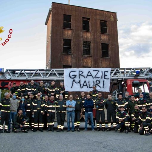 Il caloroso saluto dei colleghi