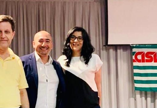Nella foto, da sinistra: Federico De Martino, Carlo Cervi e Paola Usai
