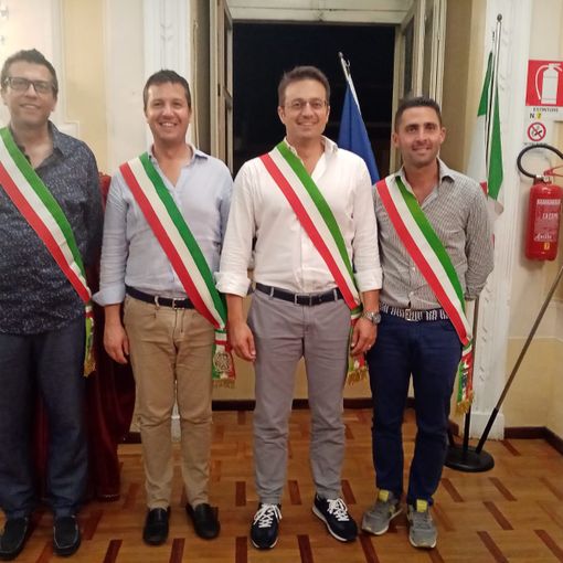 I sindaci dei quattro paesi che compongono l'Unione