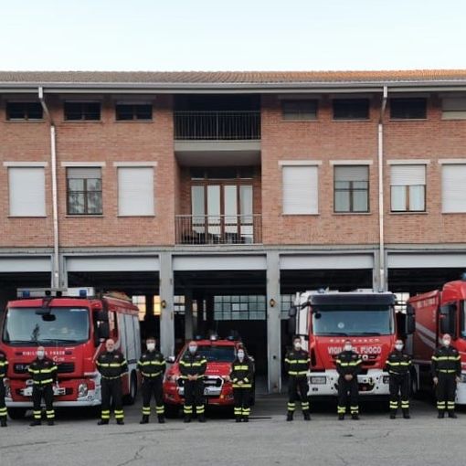 Anche i vigili del fuoco di Asti hanno commemorato l’anniversario della tragedia di Quargnento