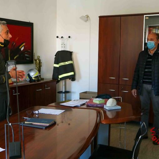 Vigili del fuoco: in pensione il capo reparto Giuseppe Gallo
