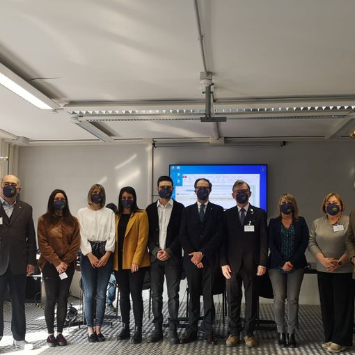 Foto di gruppo per i relatori del convegno