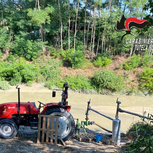 Due agricoltori sanzionati dai Carabinieri Forestali per &quot;furti d'acqua&quot;