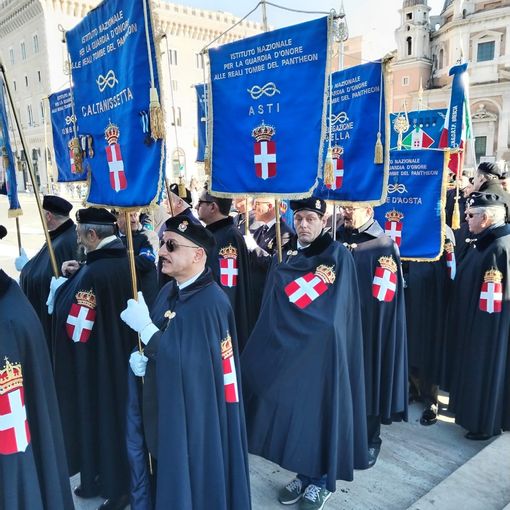 La Delegazione di Asti delle Guardie d’Onore alle Reali Tombe al Pantheon presente per il 145° anniversario della Fondazione dell’Istituto