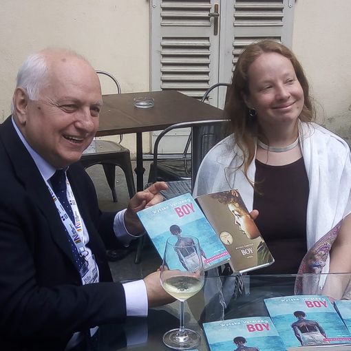 Wytske Wersteeg con Carlo Cerrato
