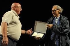 Renzo Abbate con Battiato a Castagnole (Giulio Morra)