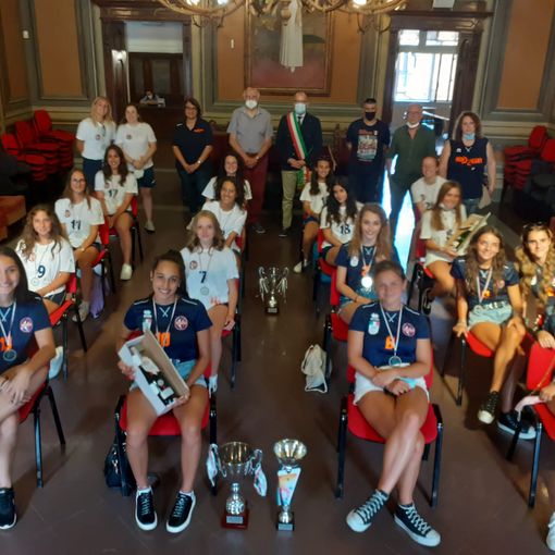 Ricevute in Municipio le squadre under 17 e under 18 ASD New Volley 0141 Asti
