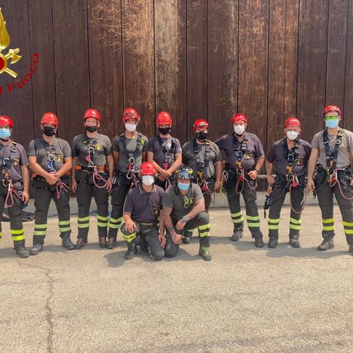 Conclusa la formazione Saf dei vigili del fuoco del Comando di Asti