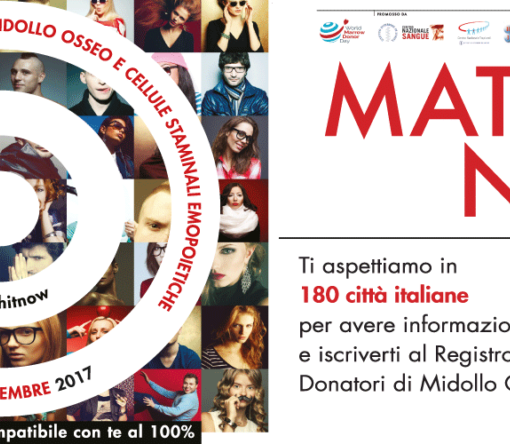 Anche ad Asti arriva la campagna &quot;Match it Now&quot;. Il 5 ottobre volontari in piazza per salvare delle vite