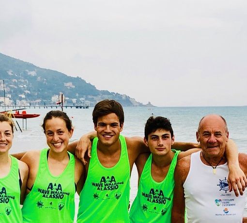 La squadra di Wake Walking del CNAM Alassio rappresenta l'Italia ai Beach Games in Grecia