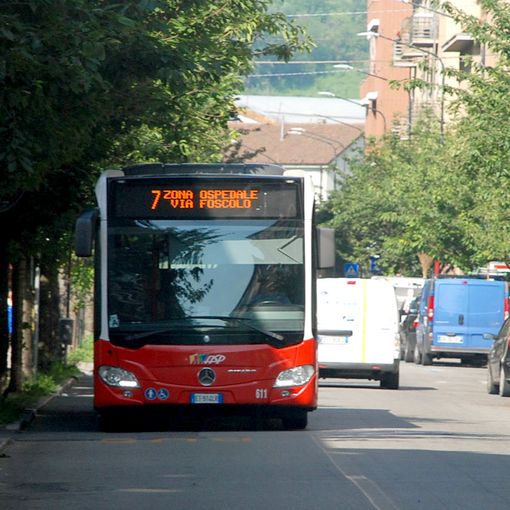 Un autobus della flotta di Asp