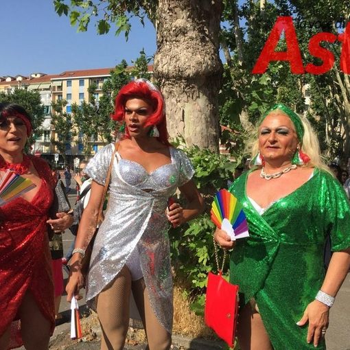 Un'immagine dell'Asti Pride 2019