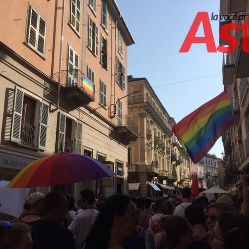Il Pride ad Asti lo scorso anno