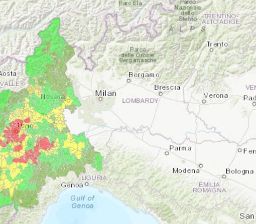 Pessime notizie per la qualità dell'aria ad Asti: la concentrazione di Pm10 ha toccato i 211,9 µg/m³