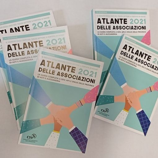 La quarta edizione dell'Atlante delle Associazioni 2021, mappa il volontariato di Asti e Alessandria