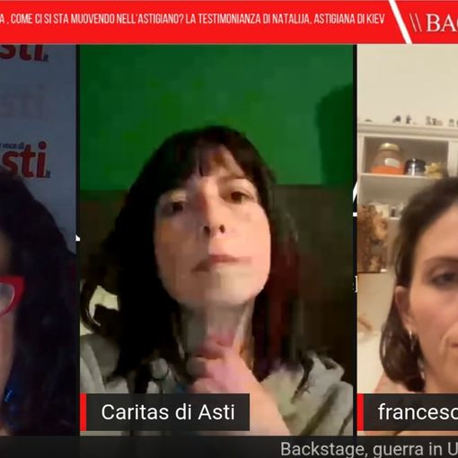 In arrivo con Caritas nuovi 17 profughi dall'Ucraina nell'Astigiano. Accoglienza e riflessioni ieri sera su Backstage
