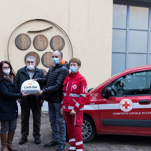 L'azienda vinicola Bava dona un defibrillatore alla Croce Rossa di Cocconato